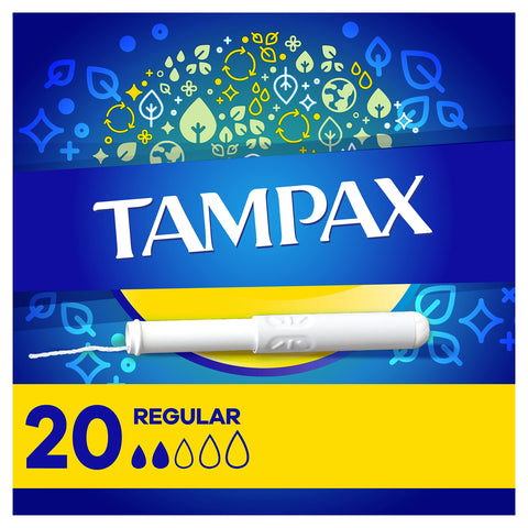 Tampax Regular Flushable, 20 Count