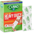Curad Heavy Duty Bandage Extra Long, 75 x 4.75, 20 Count, Pack of 4