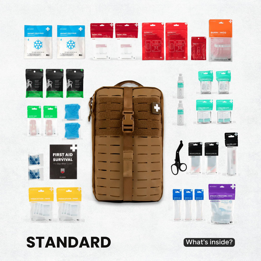 My Medic MYFAK Large Medical Kit (Standard) - Emergency First Aid Survival Essentials & Supplies | Travel Bag Ready EMT Items Fo