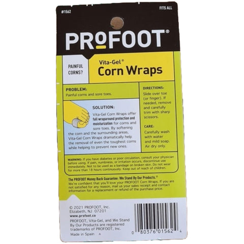 ProFoot Vita-Gel Corn Wraps, 3 ct. (Pack of 3)