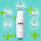 EMU (EVERYONE MUST USE) Hand Sanitizer pocket spray, Travel size 2.2oz. Cleanses Your Hands, Hydrating. Hand soap bulk. 24-hour
