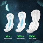 Whisper Ultra Overnight Sanitary Pads with Wings - 30 Pieces (XL Plus)