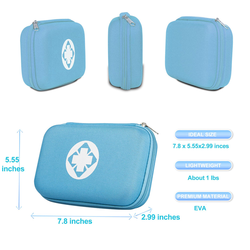 First-Aid Kit-Small Home-Car Emergency-Kit - 276PCS Indoor Supplies Camping Essentials Emergencies First Aid Set Refill Hiking A