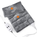 Weighted Heating Pad with Massager Electric Heating Pad for Back with Massaging Vibration, 3 Heating Levels & 3 Massage Types, 1