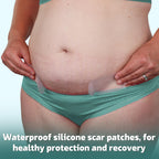 Mama & Wish C-Section Recovery Kit Must Haves - Postpartum Essentials 12-Piece Set with Belly Binder, No-Shower Wipes, Silicone