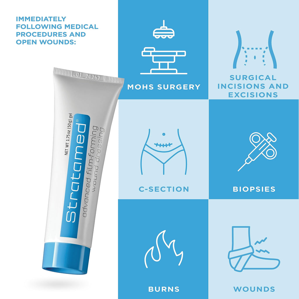Stratamed Advanced Film-Forming Wound Dressing | Forms a Flexible Protective Layer Over Open Wounds & Damaged Skin | for Faster