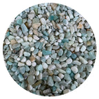 GAF TREASURES 2 oz Lot Natural Semi Tumbled Gemstone Chips, Crushed Mini Crystals, Undrilled Crystal Chips (Ruby Zoisite)