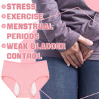 Bunnycool 8 Pcs Leakproof Underwear for Women Leak Proof High Waisted Underwear over 60 for Incontinence Panties for Women (L) M