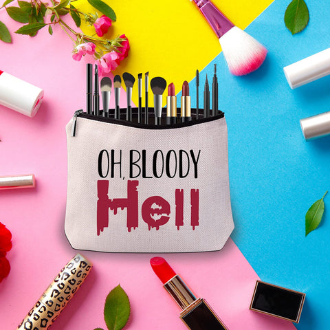 Tampon bag Period Pouch Sanitary Holder Oh Bloody Hell Bag Gifts For Best Friend (Oh Bloody Hell Bag)