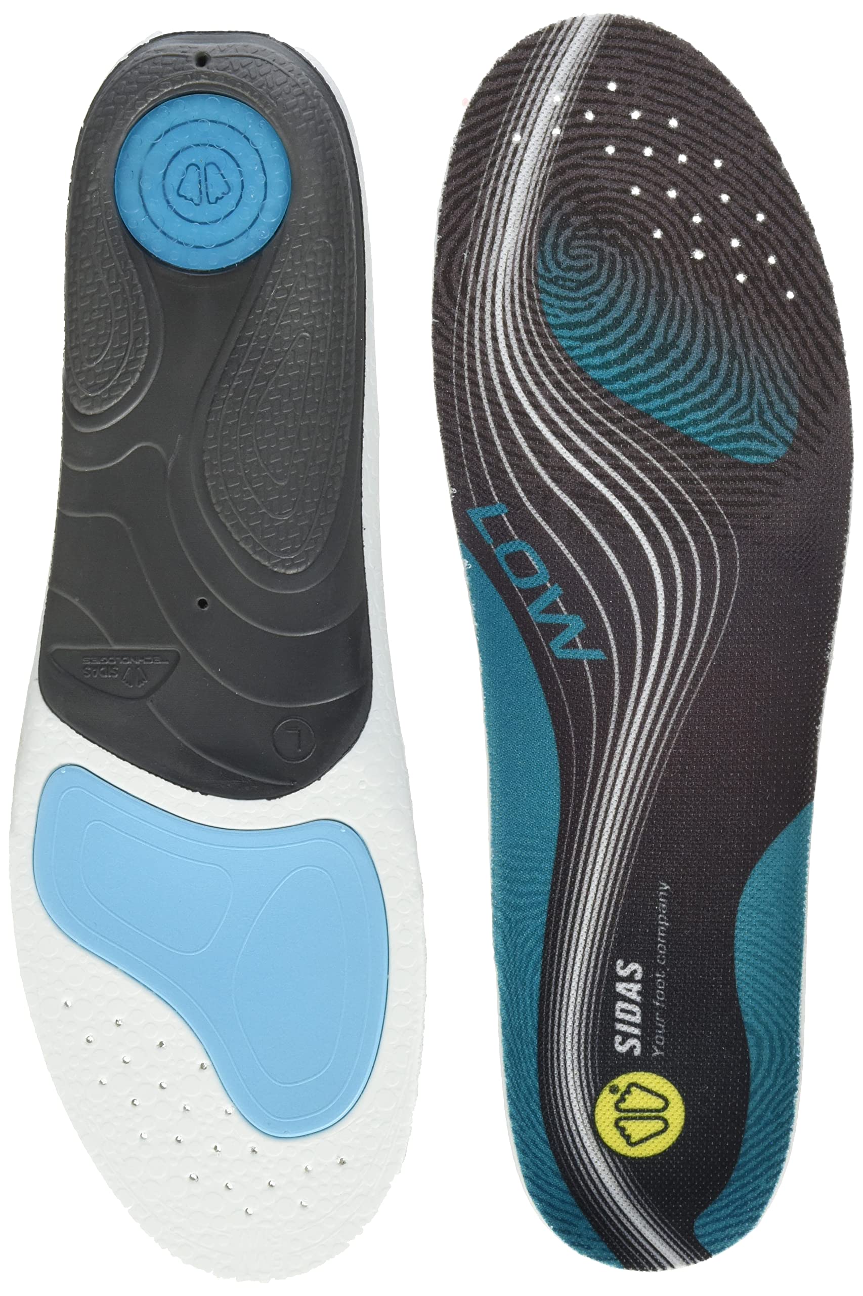 Sidas Activ Low Arch Insoles - SS22 - XX Large - Blue