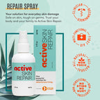 Active Skin Repair First Aid Healing Skin Spray - Natural & Non-Toxic with Hypochlorus Acid for Minor Cuts, Wounds, Scrapes, Ras