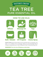 Nt Tea Tree Essential Oil Size .51z