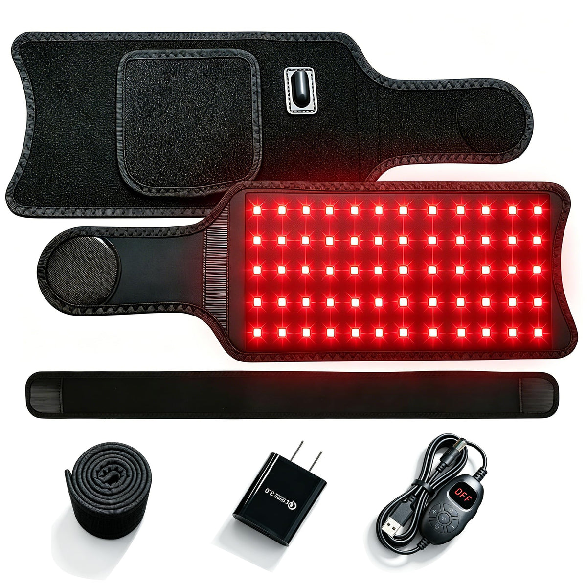 Xuhua Red Light Therapy Pad for Body, Compact Timed Infrared Wrap