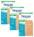 Nexcare Soft N Flex Bandages, 2 X 4 Flexible Fabric, Knee & Elbow Size, 8 Count Per Box (Pack Of 3, 24 Bandages Total)