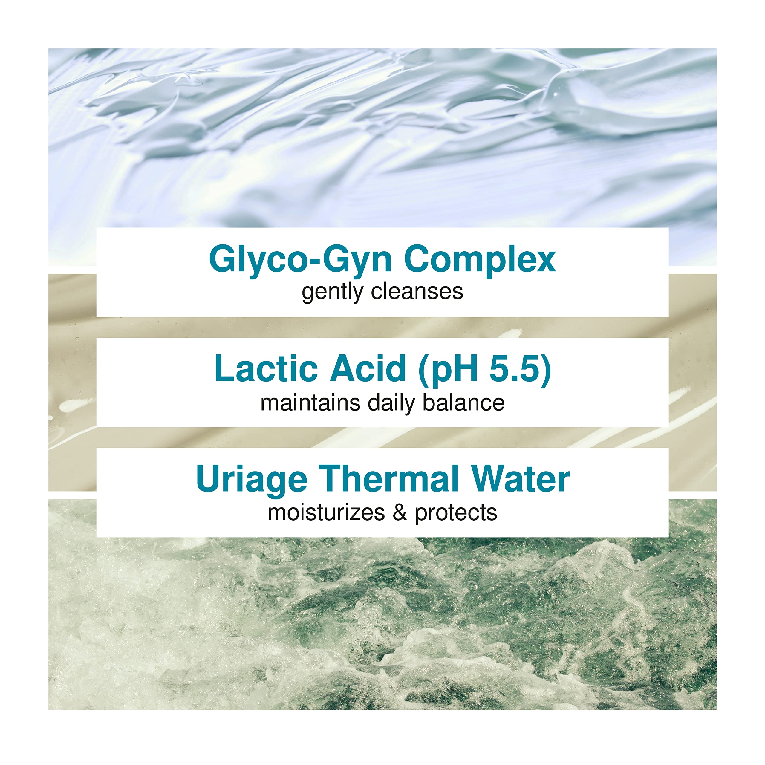 Uriage Gyn Phy Refreshing Intimate Gel | Feminine pH Balancing Wash to Gently Clean, Protect and Soothe Even the Most Sensitive