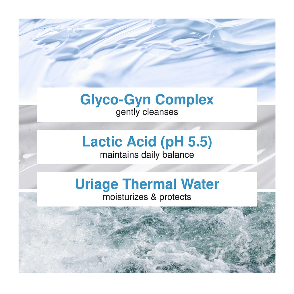 Uriage Gyn Phy Refreshing Intimate Gel | Feminine pH Balancing Wash to Gently Clean, Protect and Soothe Even the Most Sensitive