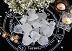 1.1lb Bulk Raw Clear Quartz Stone Rough Crystal-Natural Clear Quartz Raw Stones Crystal for Tumbling, Cabbing, Fountain Rocks, D