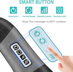 AERLANG Shiatsu Back and Neck Massager, Back Massager Deep Tissue Kneading Neck and Shoulder Massage with Heat, Electric Massage