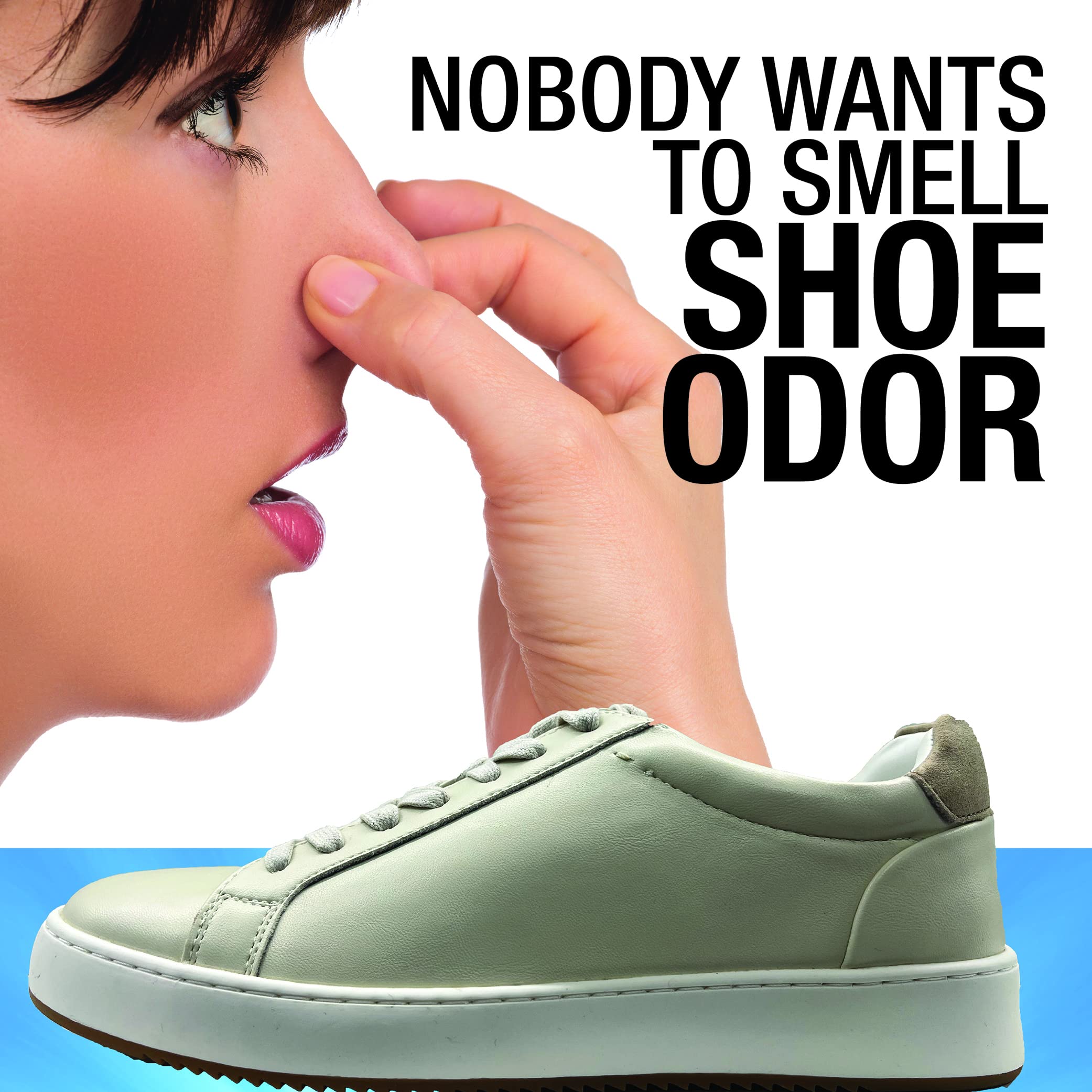 CleanKicks Odor Eliminator Spray, Deodorizes & Removes Bad Smells, Boots, Cleats, Sneakers, Easy to Store, 4oz Bottle