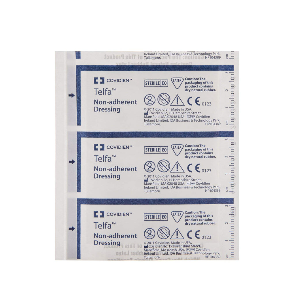 Covidien 2132 Telfa Ouchless Non-Adherent Dressing Pad, 3 x 4 (Pack of 100)