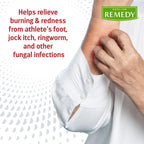 Medline Remedy Clinical Antifungal Ointment, 2.5 oz., Effective Treatment for Athletes Foot & Ringworm, Single Tube