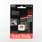 SanDisk 256GB Extreme MicroSDXC UHS-I Memory Card - C10, U3, V30, 4K, A2, Micro SD - SDSQXA1-256G-GN6MN
