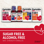 Coricidin HBP Decongestant-Free Cough and Cold Medicine - Specially Designed Relief for High Blood Pressure, Cough, Runny Nose,