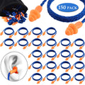 Corded Ear Plugs Silicone Noise Reducing Soft Hearing Protection Earplugs Reusable Rubber for Sleeping Swimming Snoring Sports (