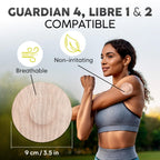 Adamson Guardian 4 Sensor Patches (25-Pack) - Waterproof, Long-Lasting Adhesive - Guardian 4 Sensor Cover Patch - Hypoallergenic