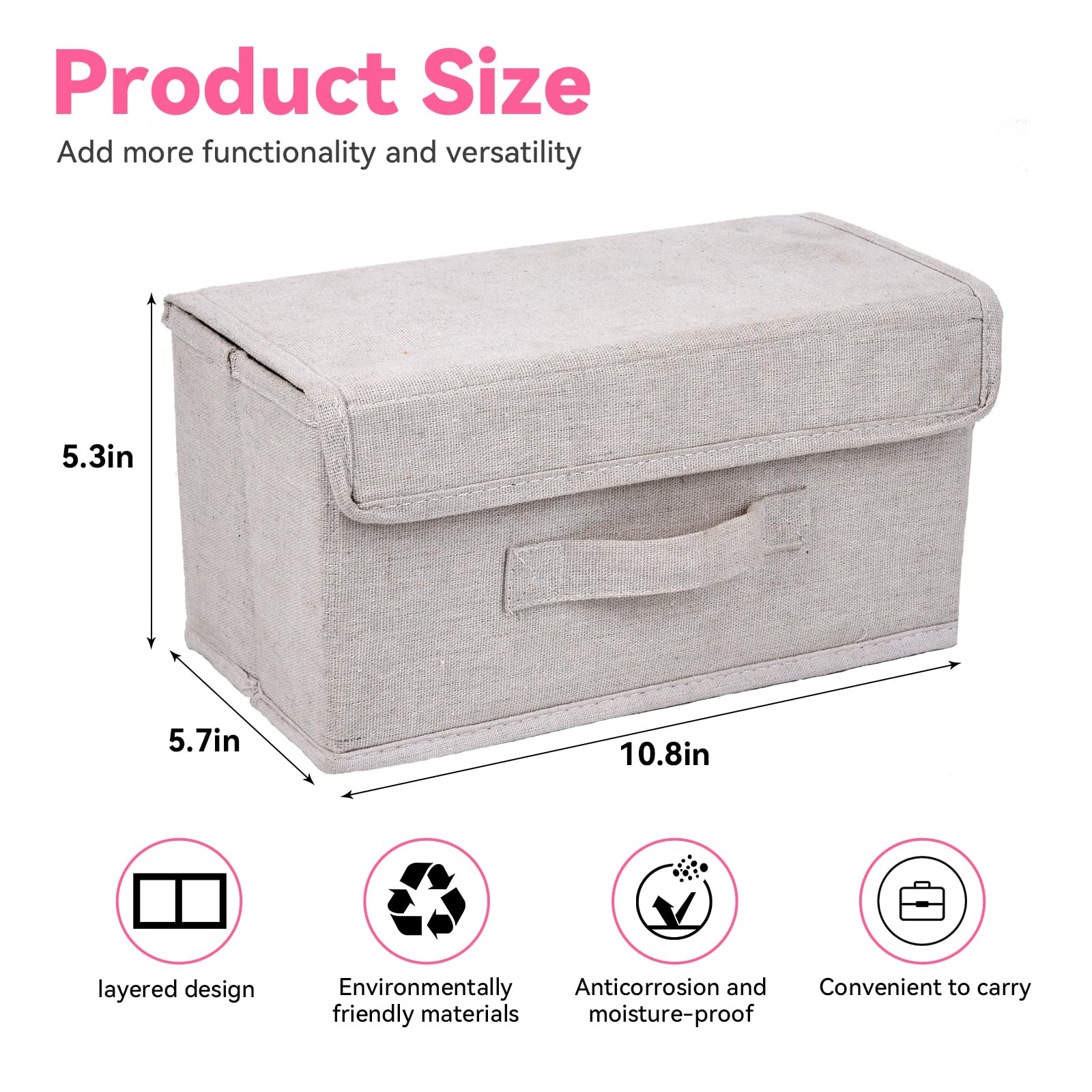 ChengFu Pad Holder for Women Bathroom,Sanitary Napkin Holder, Pad and Tampon Holder for Bathroom, 2 Compartments Pad and Tampon