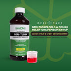 GeriCare Geri-Tussin Cold and Cough Relief Guaifenesin Syrup, Sugar Free, 16 Fl Oz (Pack of 1)