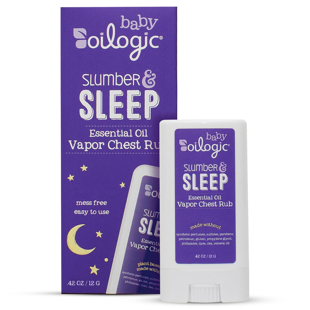 Oilogic Slumber & Sleep Chest Vapor Rub Essential Oil for Babies & Toddlers - Gentle Essential Oils Soothe & Calm The Senses - P