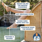 Dr. Frederick's Original Bunion Sleeves - 2ct. - Thin Bunion Relief Socks - Orthopedic Bunion Cushion for Women & Men - Gel Pad