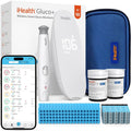 iHealth Gluco+ Wireless Smart Blood Glucose Monitor Kit with Free App, 100 Glucometer Strips, 100 Lancets, 1 Blood Sugar Monitor