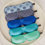 Bucky 40 Blinks No Pressure Eye Mask for Travel & Sleep, Starling Blue, One Size