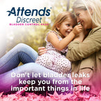 Attends Discreet Bladder Control Pads, Maximum Absorbency, One Size Fits Most, 14 1/2 in
