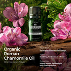 Gya Labs Organic Rose Geranium Essential Oil for Skin - 100% Pure Natural Organic Geranium Essential Oil for Diffuser - Natural