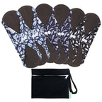 wegreeco Reusable Sanitary Pads - Cloth Sanitary Pads | Light Incontinence Pads | Reusable Menstrual Pads - 1 Cloth Mini Wet Bag