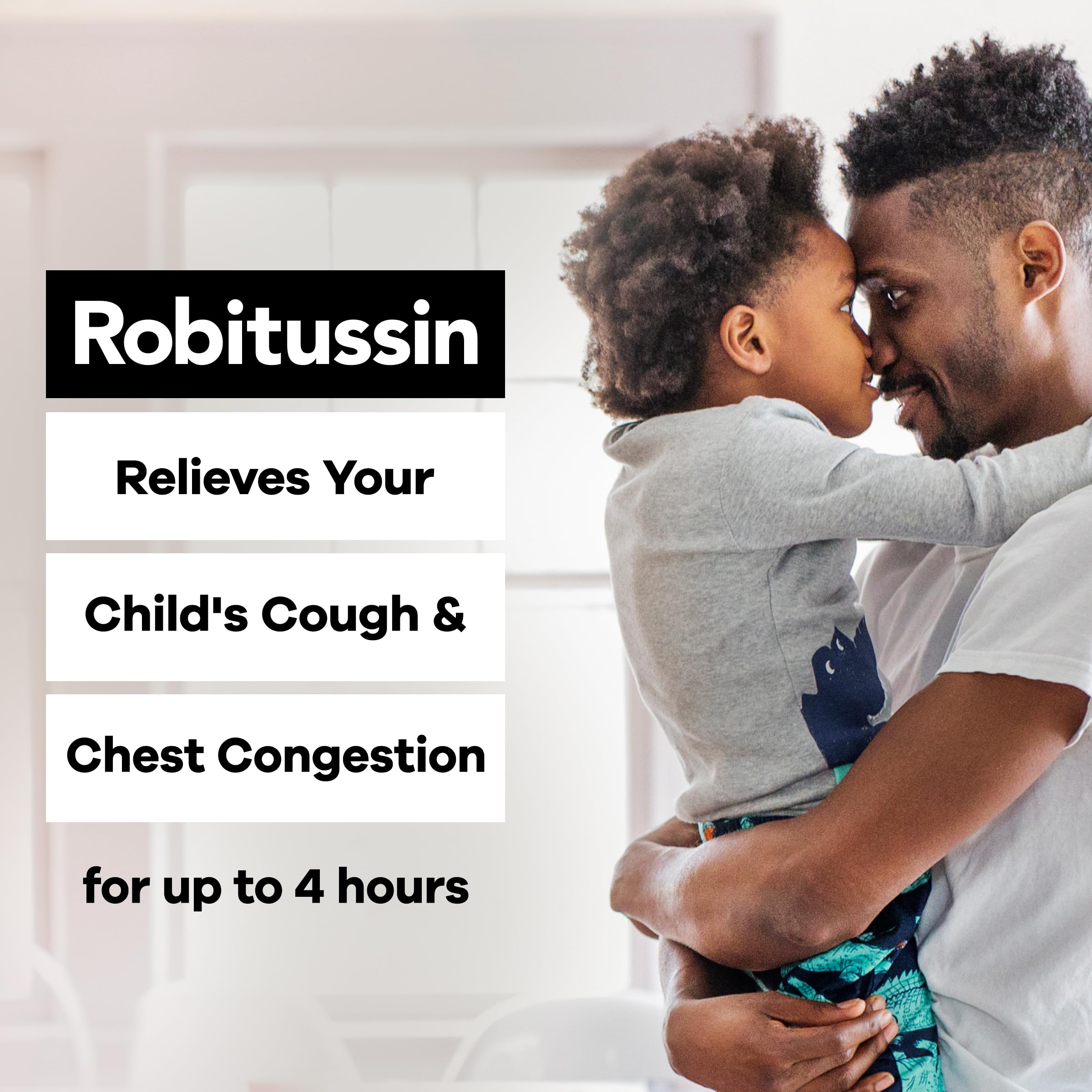 Robitussin Childrens Cough and Chest Congestion DM, Cough Medicine for Kids, Grape Flavor - 4 Fl Oz Bottle, 300318715130
