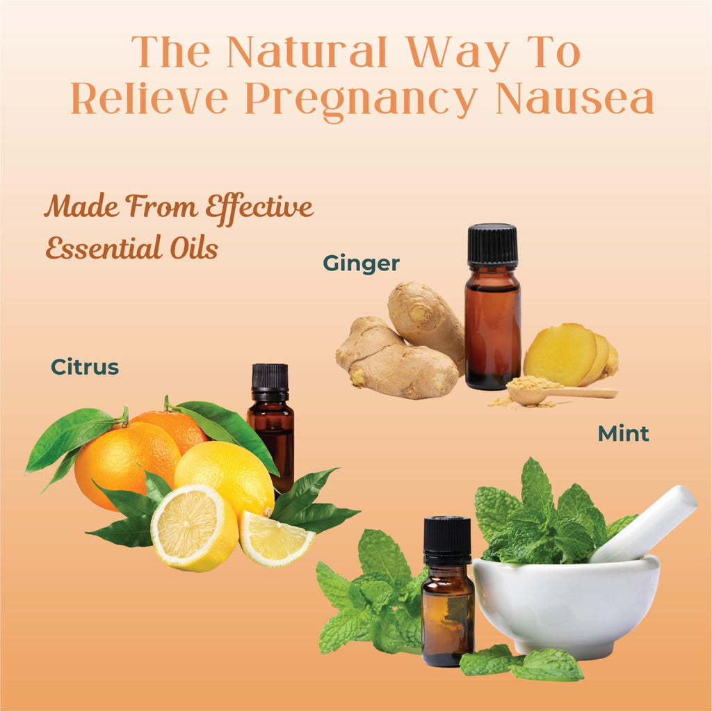 Preggie Pop Drops Pregnancy Nausea Relief Morning Sickness Candy with Essential Oils for Pregnant Women - Natural Green Apple, 3