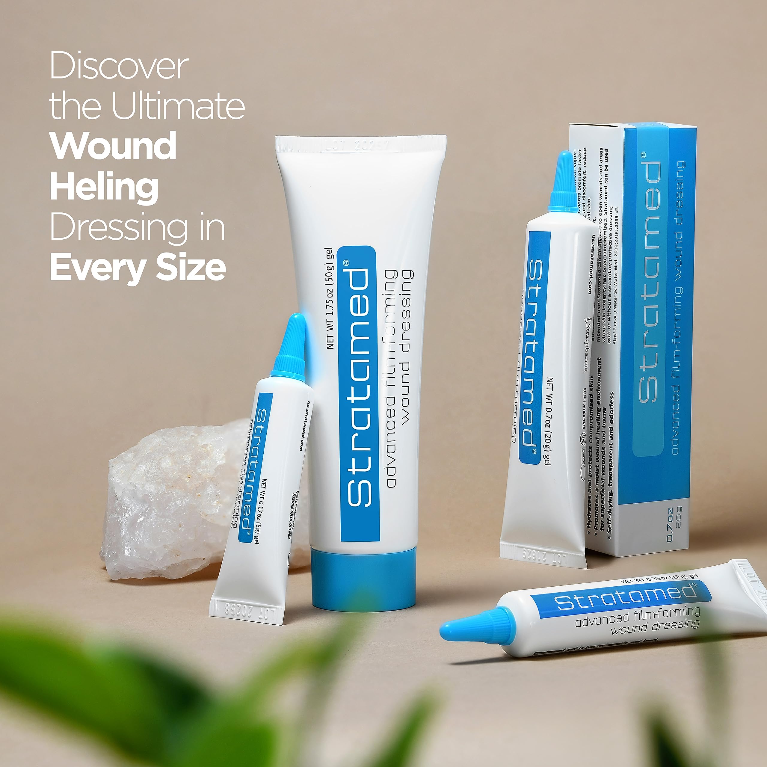 Stratamed Advanced Film-Forming Wound Dressing | Forms a Flexible Protective Layer Over Open Wounds & Damaged Skin | for Faster