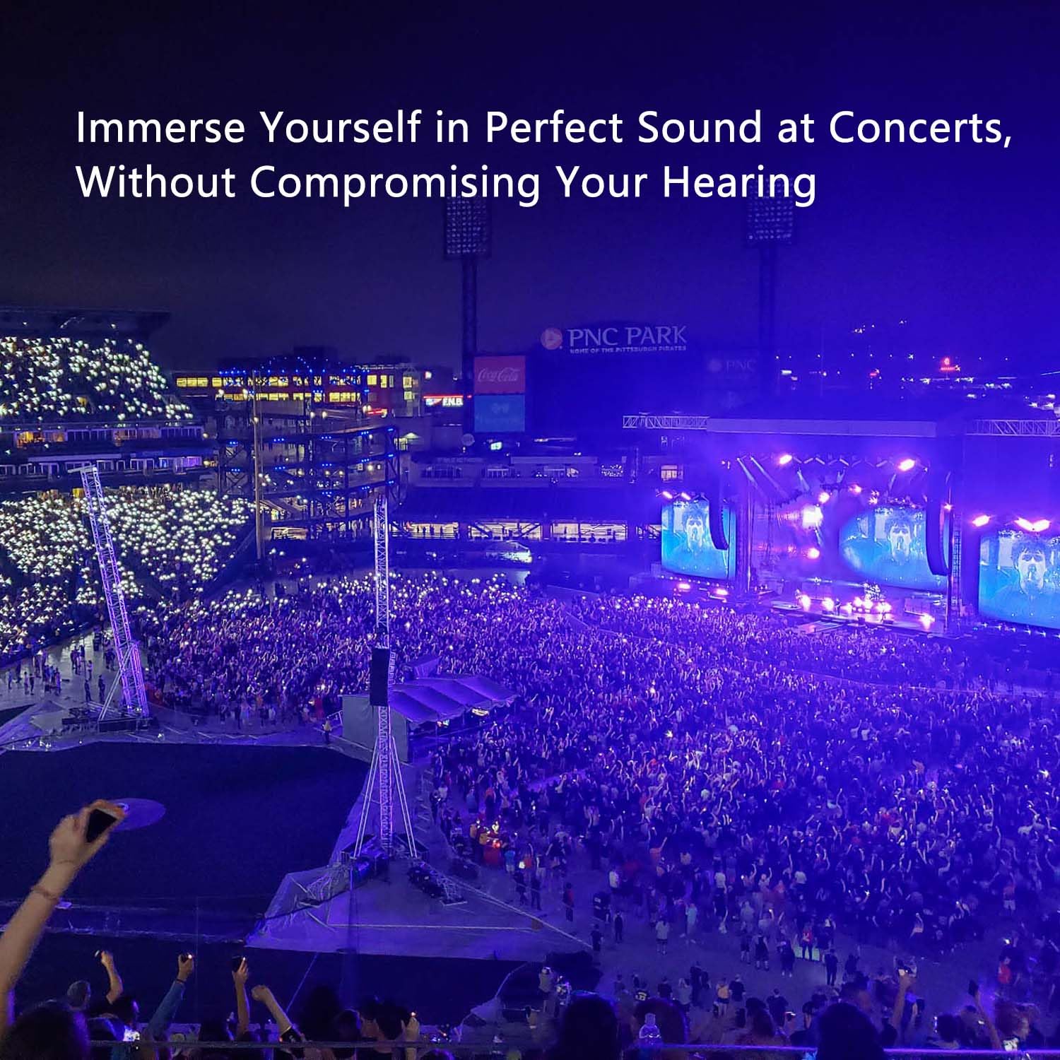 RitMoment M3 Concert Ear Plugs - High Fidelity Earplugs, SNR27dB Stronger Hearing Protection Earplugs for Concerts, Musicians, D