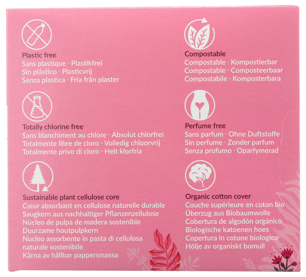 Cool Comfort Pads and Shields Ultra Extra Pads Normal With Wings, 12 Count by Natracare (Pack of 3)3