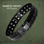 iHeartDogs Hero Company Titanium Magnetic Bracelet - Sherman Tank Track Magnetic Therapy Bracelet with Link Removal Tool