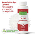 Medline Remedy Clinical Antifungal Powder (3 oz Bottle), Vanilla Scent, 2% Miconazole Nitrate, Treats Athletes Foot, Jock Itch,