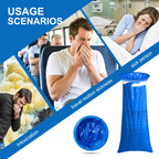 CDThinkingU Vomit Throw Up Bags Disposable, 40 Pack Emesis Barf Bag- 1000ml, Thick, Leak Resistant, Hospital Grade Portable Thro