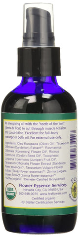 Flower Essence Services Dandelion Dynamo Pump Top, 4 Ounce