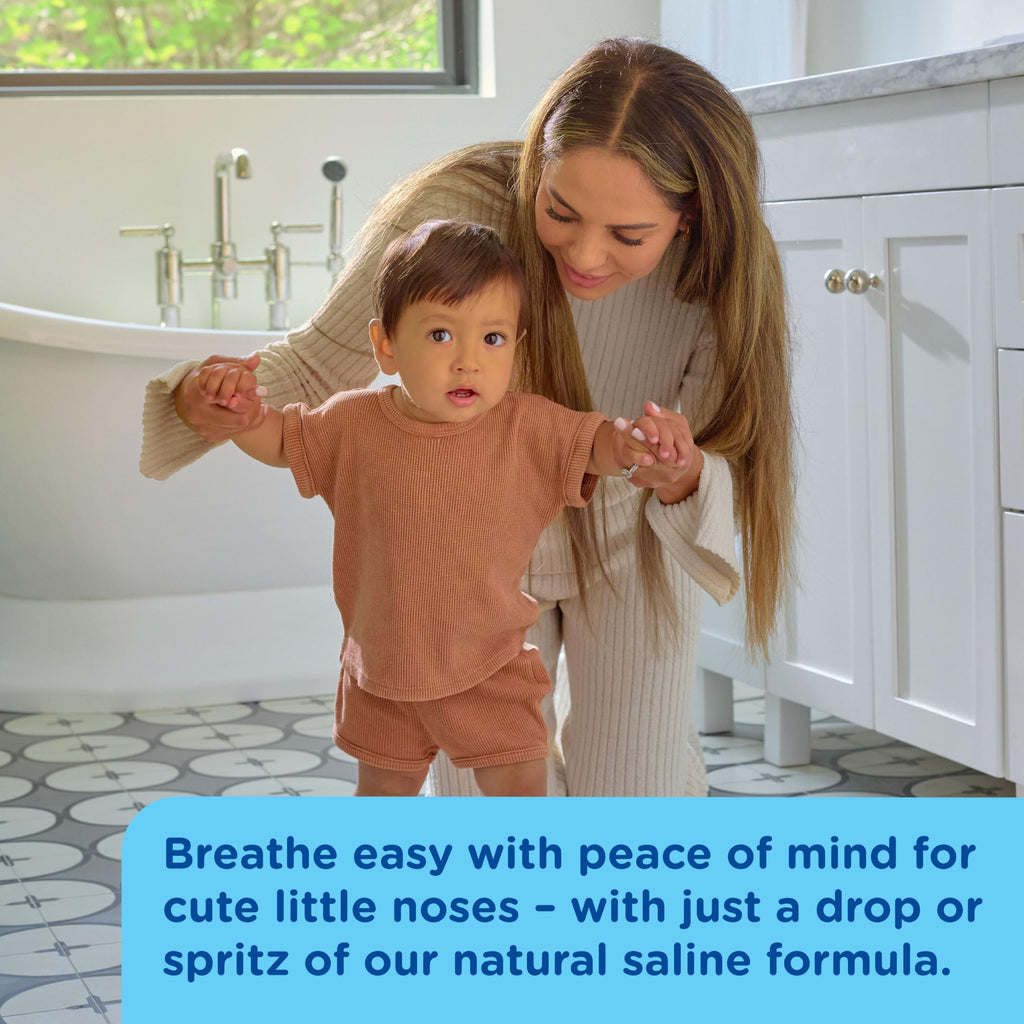 Mommys Bliss Saline Drops/Spray, Nasal Relief for Newborns & Up, 1 Fl Oz