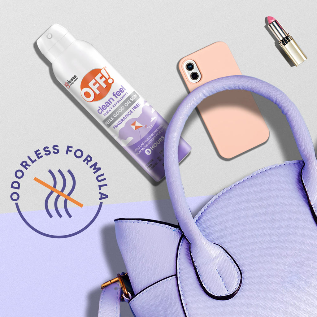 OFF! Clean Feel Insect Repellent Aerosol with 20% Picaridin, Bug Spray with Long Lasting Protection from Mosquitoes, Feels Good