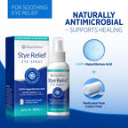 Roycederm Stye Eye Treatment Relief Spray - Hypochlorous Acid Mist for Itchy, Dryness Eyelids & Makeup Removal - Eyelash, Eyelid